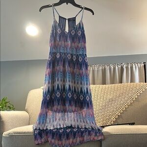 Forever 21 Multicolor Sleeveless Maxi Dress Size M
